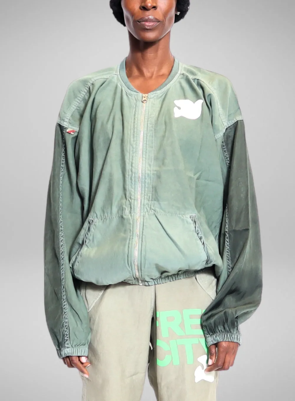 FREE CITY | Green Shell Jacket