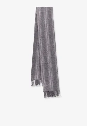 Fringed Cashmere-Blend Scarf