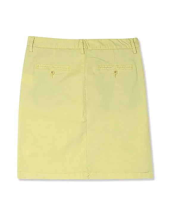 Gant Garment Dyed Chino Skirt