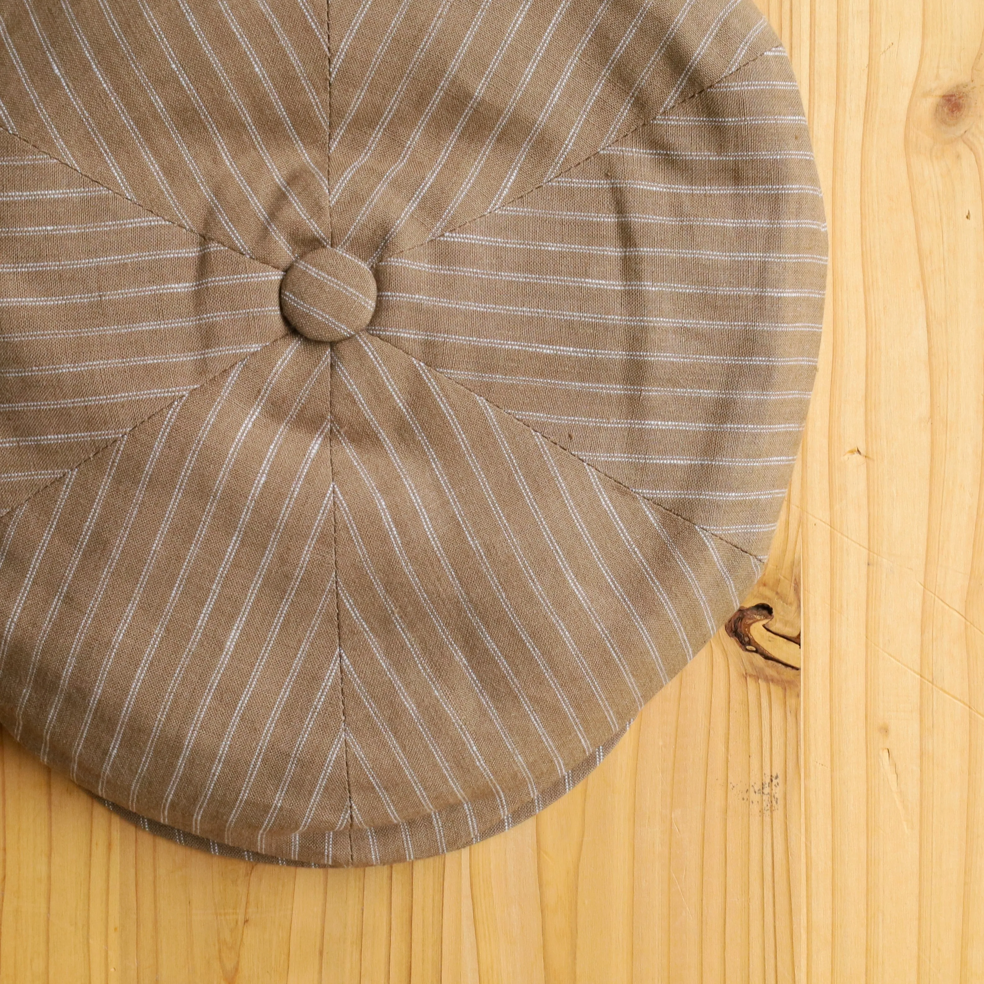 GATSBY CAP LINEN STRIPES