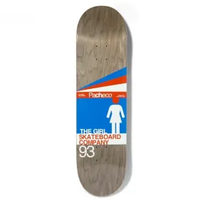 Girl Skateboard Co. Tyler Pacheco OG International Skateboard Deck 8.375