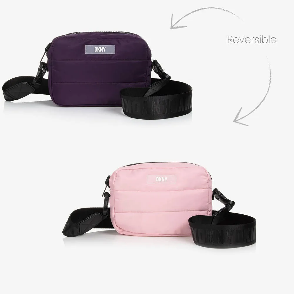 Girls Reversible Purple Shoulder Bag (23cm)