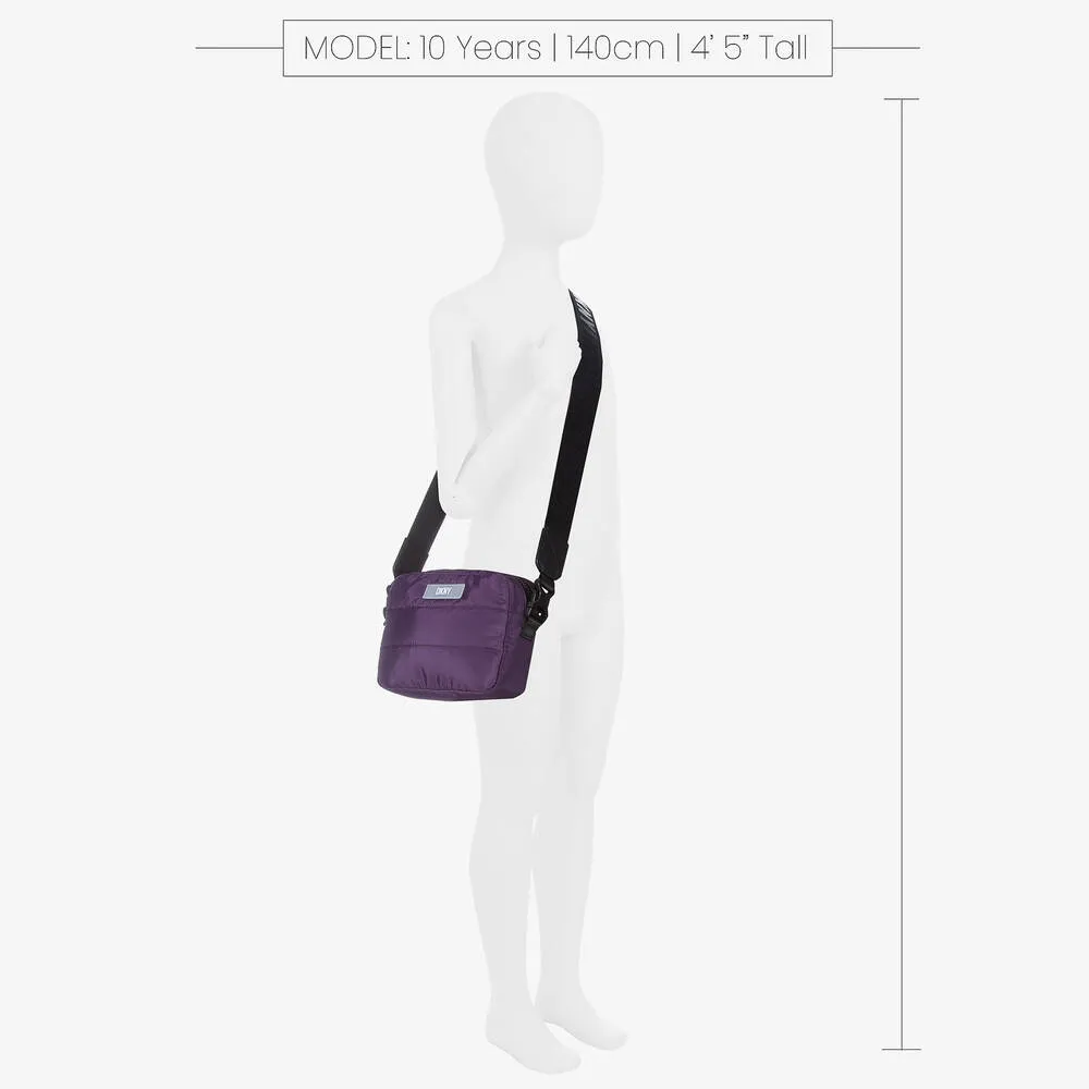 Girls Reversible Purple Shoulder Bag (23cm)