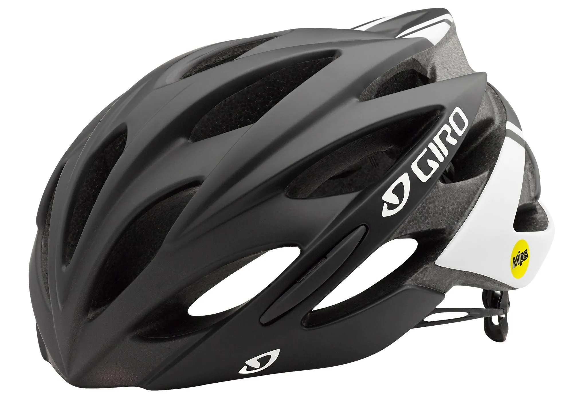 Giro Savant MIPS Road Helmet - Matt Black-White-White