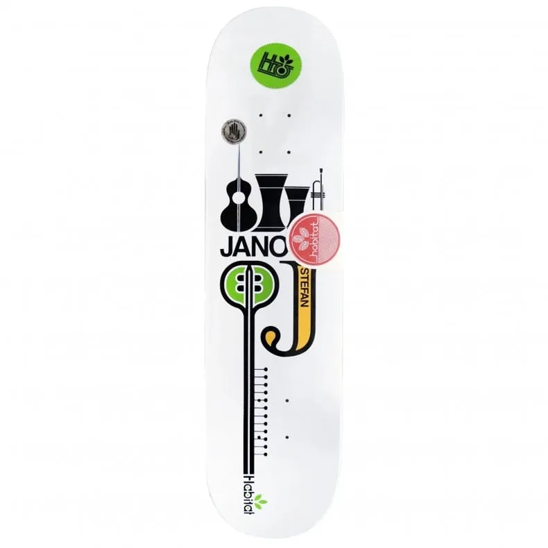 Habitat Stefan Quartet Skateboard Deck 8.125