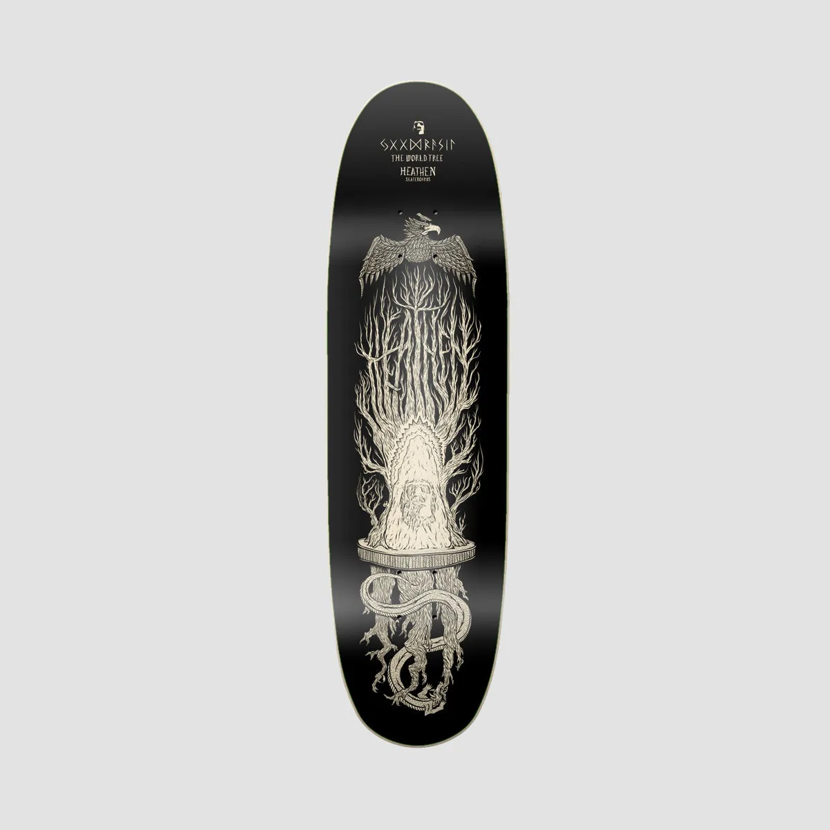 Heathen The World Tree On The Eggo Skateboard Deck - 8.75"