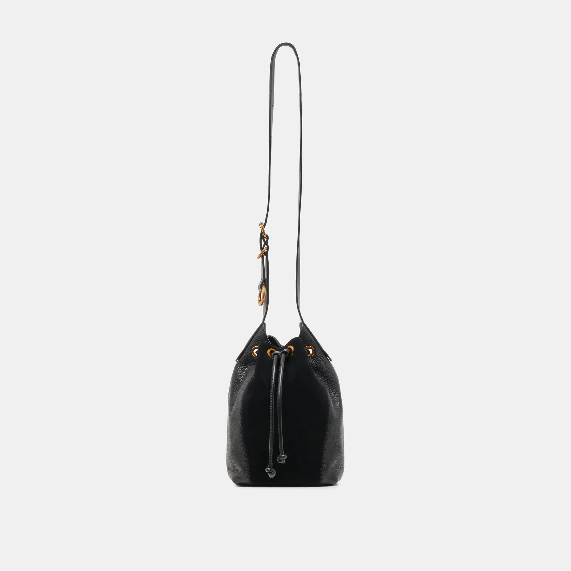 HEIDI SHOULDER BAG BLACK MULTI LEATHER