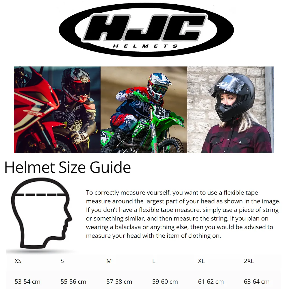 HJC C70N Plain Helmet - Black