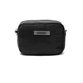 HOMME+ Rubber Logo Side Bag Black