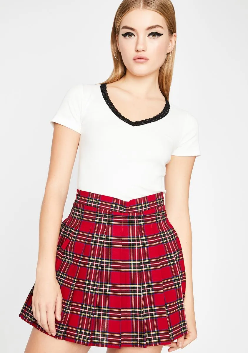 Hot Miss Popular Pleated Skirt-