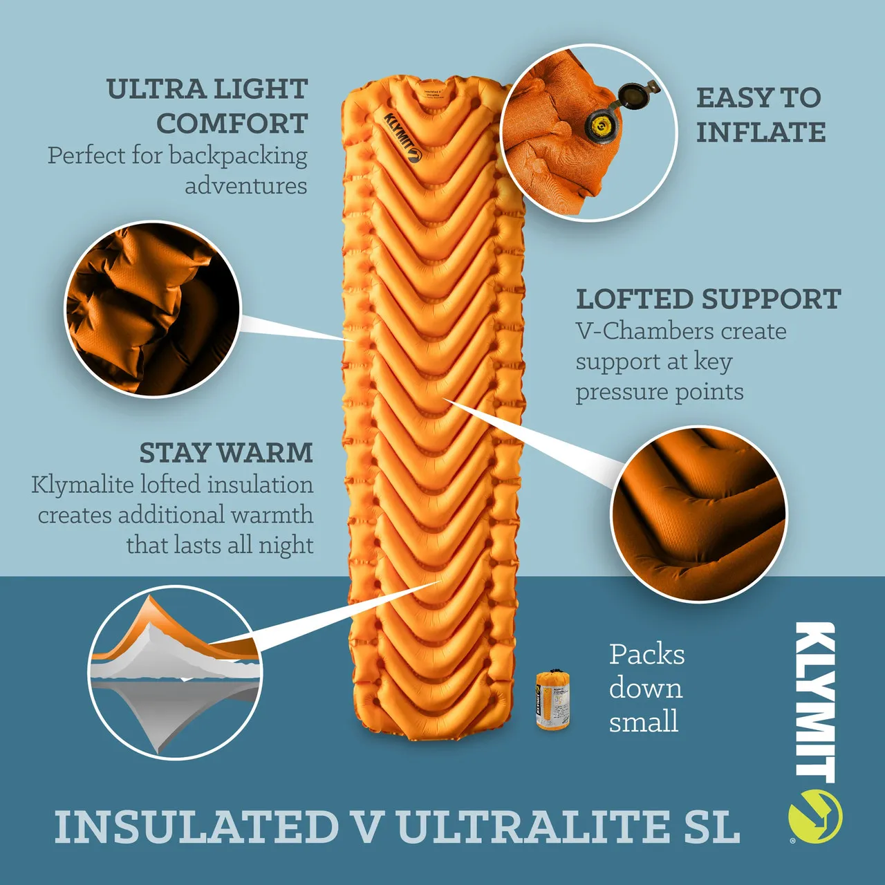 Insulated V Ultralite SL Slim Sleeping Mat