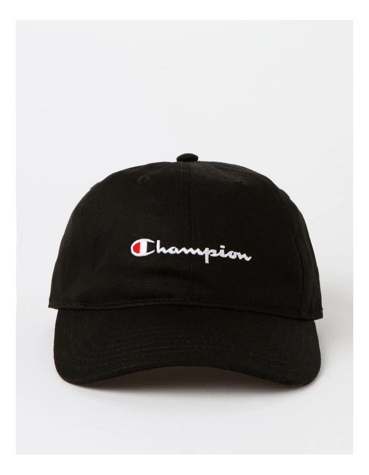 Juniors Script Black Cap