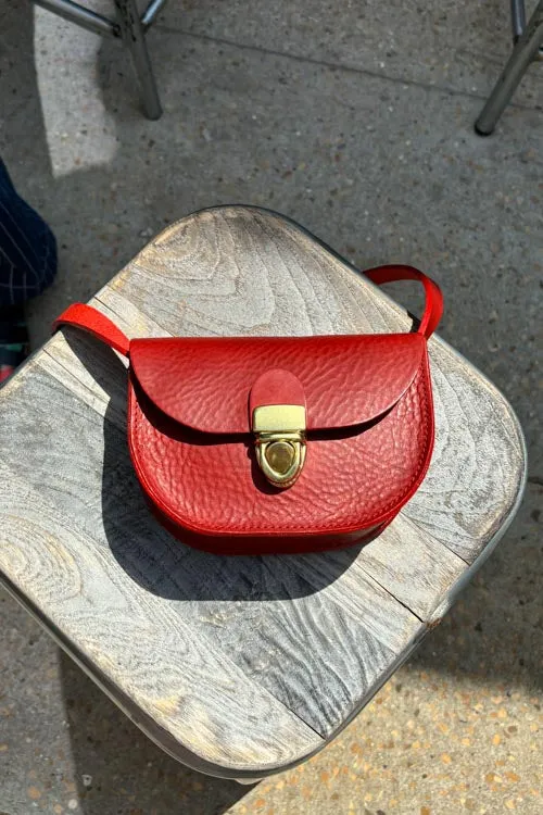 Kate Sheridan Redcurrant Mini Telegram Bag