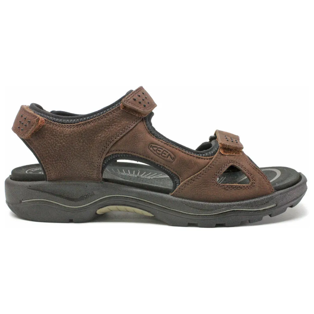 Keen Womens Sandals Rialto II 3 Point Adjustable Slingbacks Leather Textile - UK 8