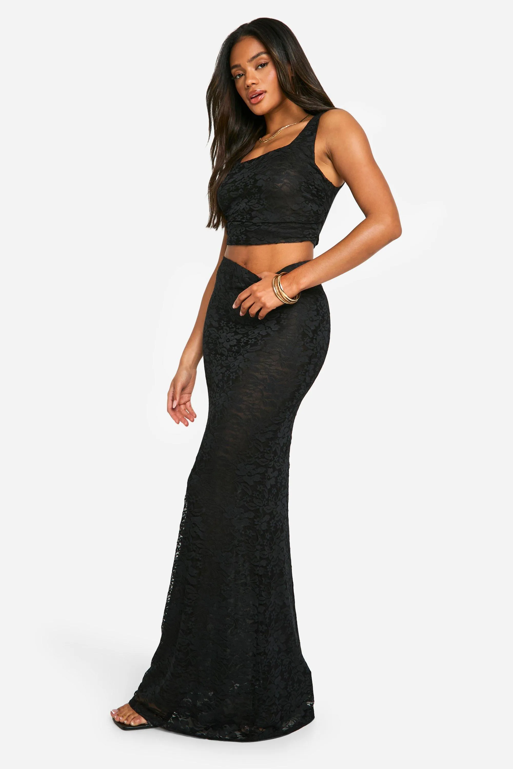 Lace Maxi Skirt