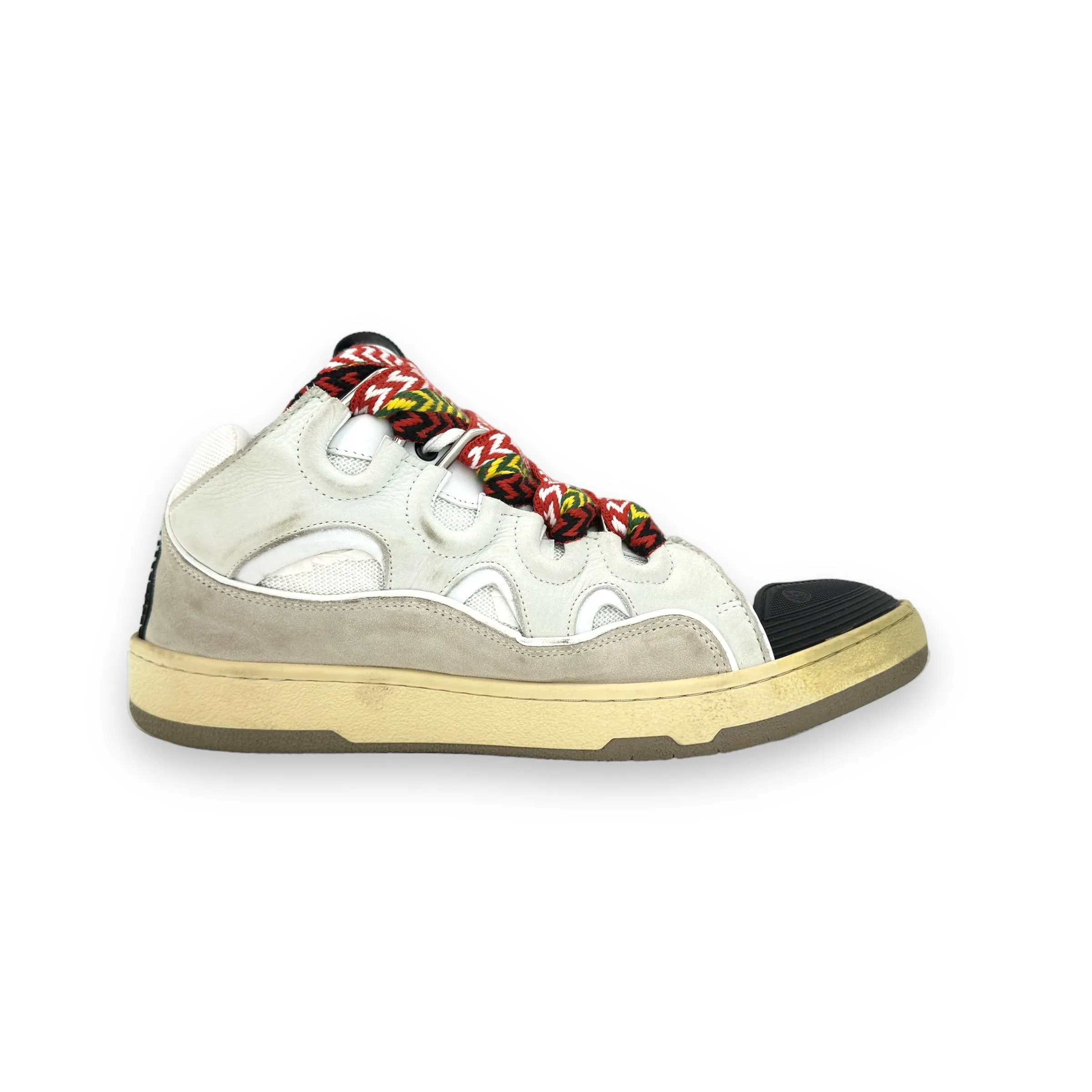 Lanvin Lanvin Curb White Ivory Sneakers