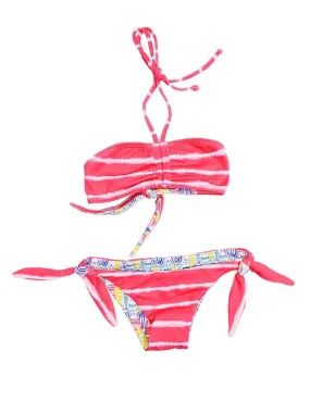     LETARTE  Girls' Swedish Fish Two Piece Bikini    