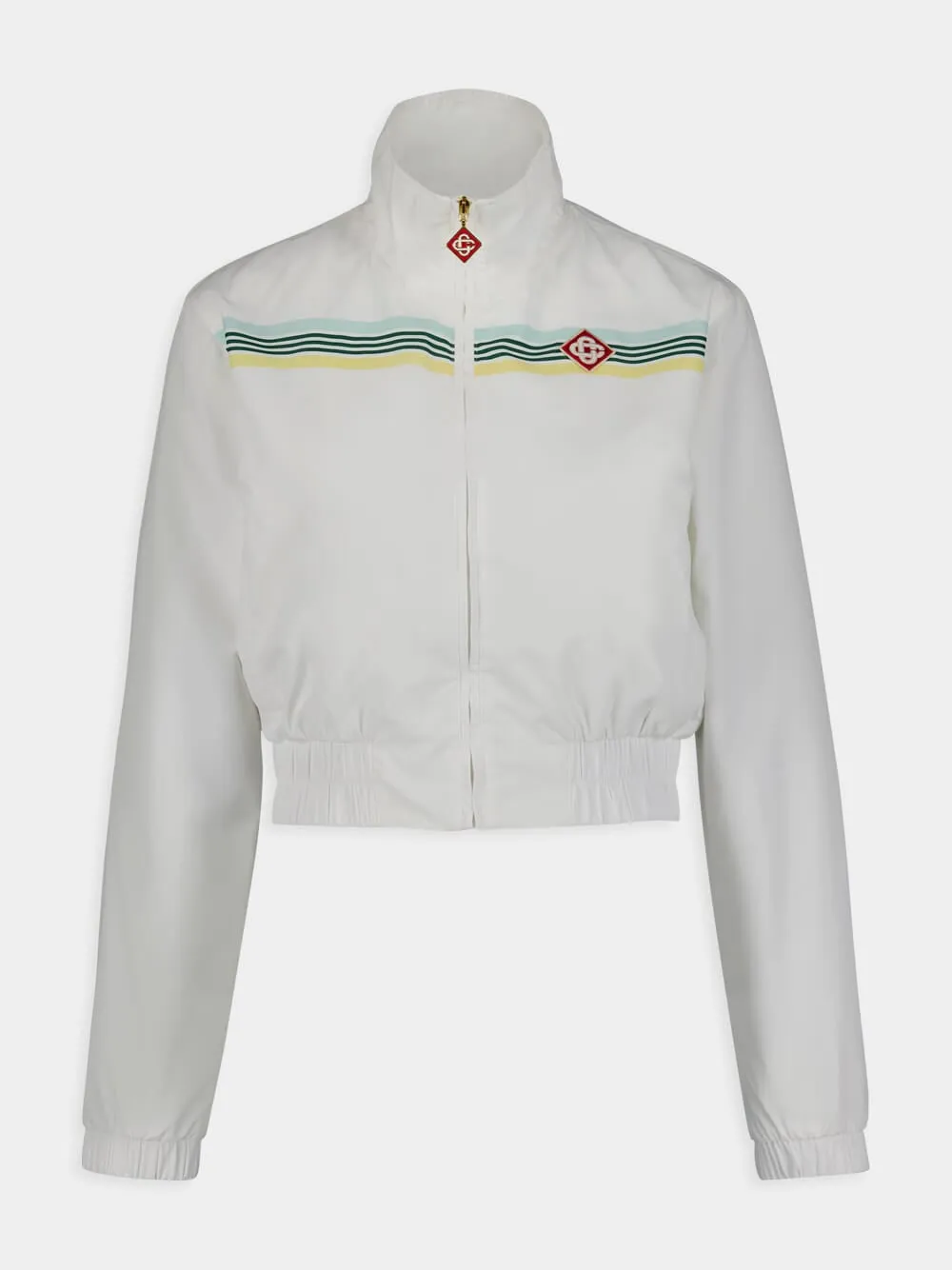 Logo Patch White Jacket