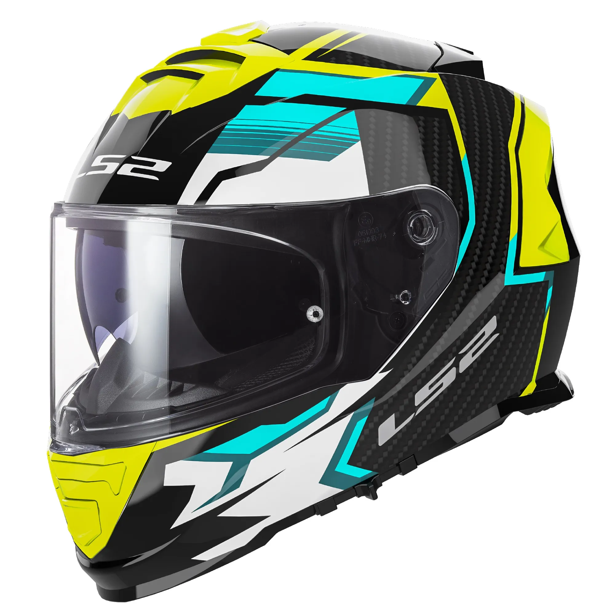 LS2 FF800 Storm II Tracker Helmet - Black/Yellow