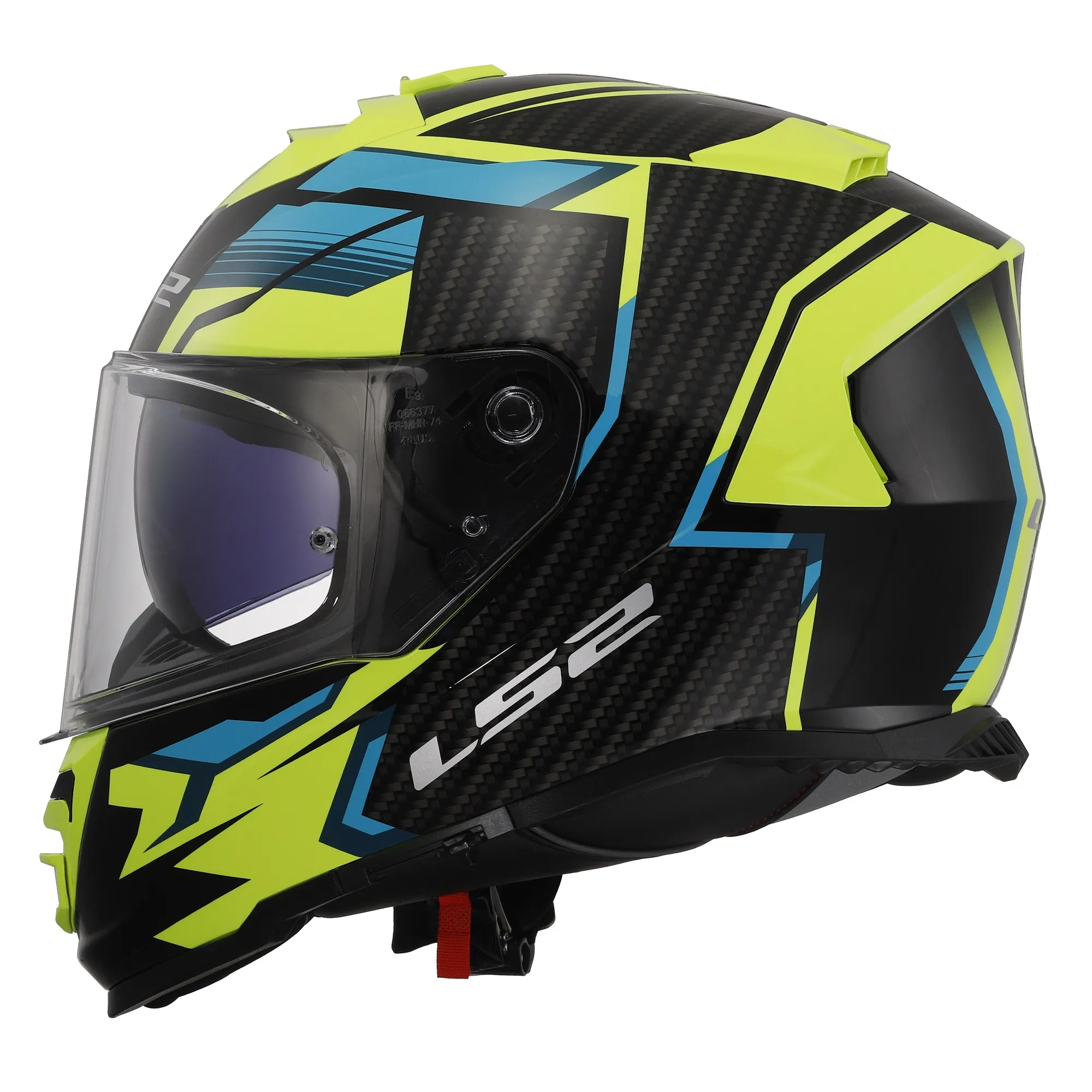 LS2 FF800 Storm II Tracker Helmet - Black/Yellow