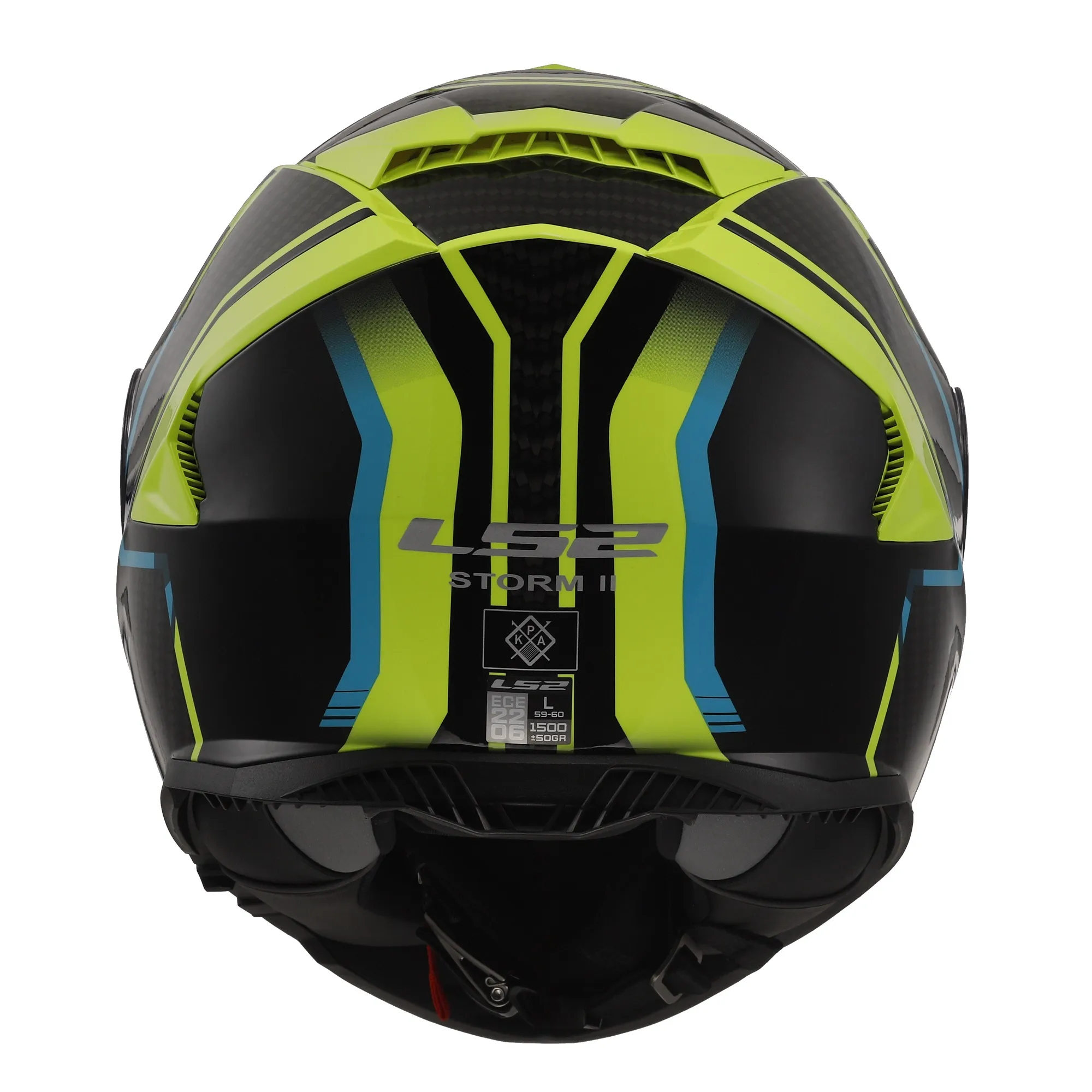 LS2 FF800 Storm II Tracker Helmet - Black/Yellow