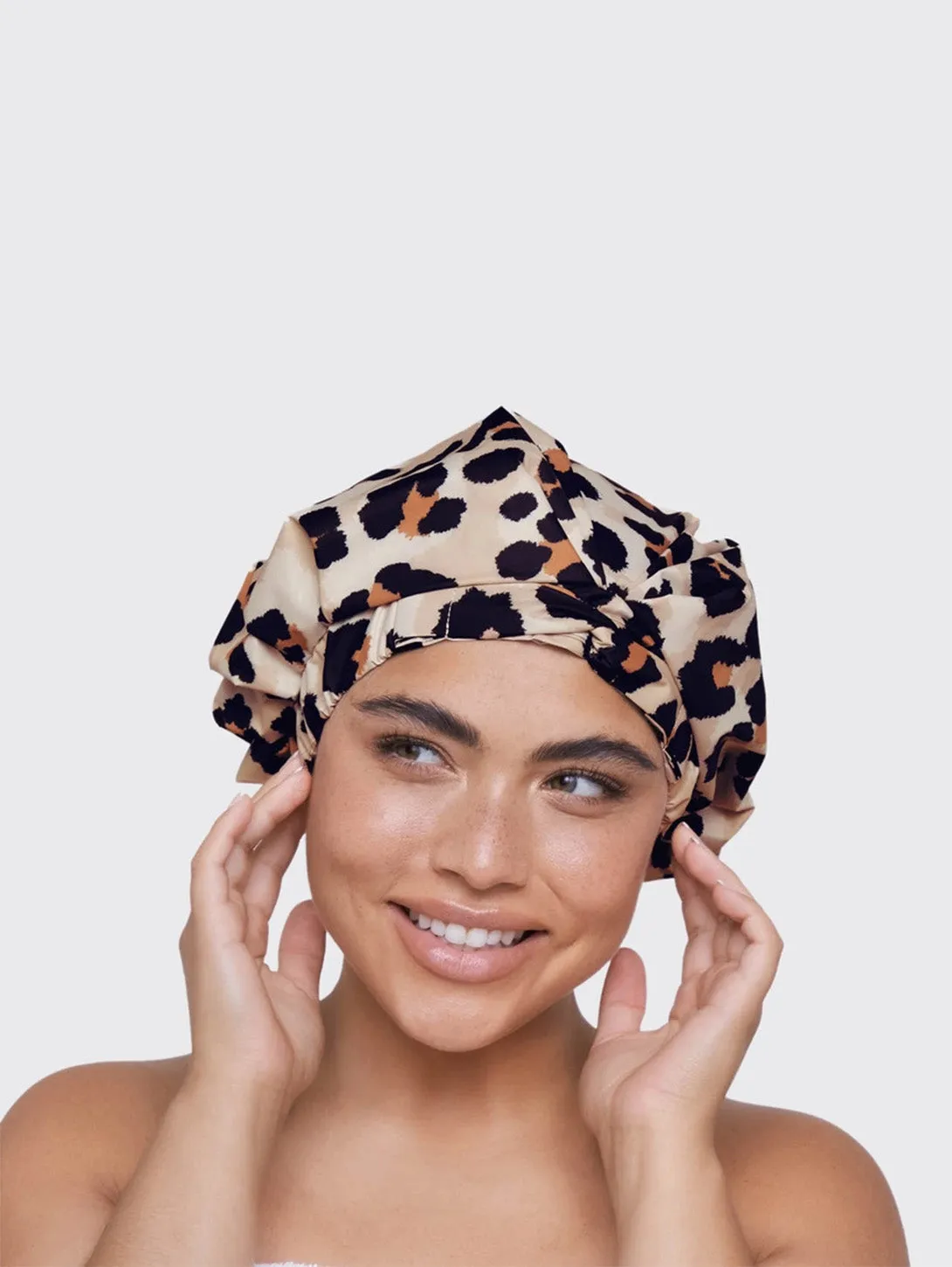 Luxury Shower Cap - Leopard