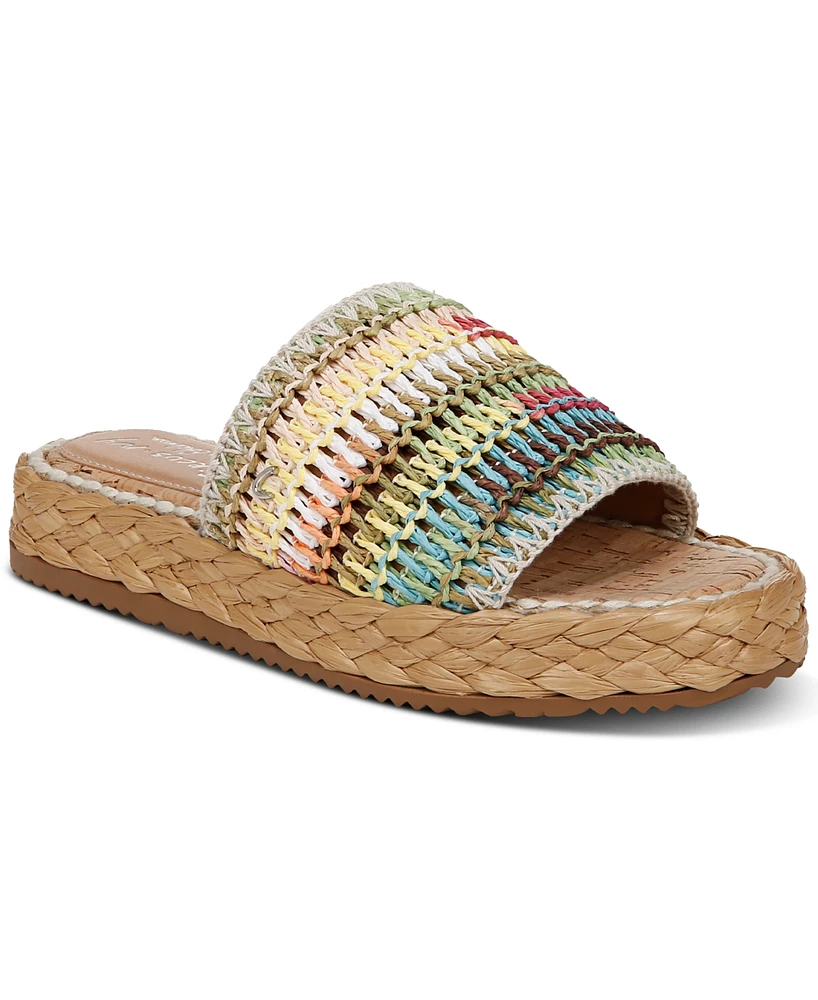 Macy's Circus Ny by Sam Edelman Wallis Raffia Platform Slide Sandals