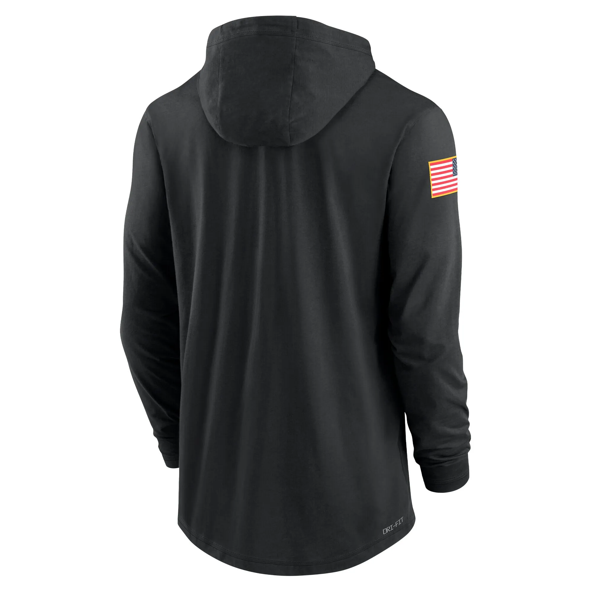 Men's Nike Black Georgia Bulldogs 2024 Military Appreciation Performance Long Sleeve Hoodie T-Shirt