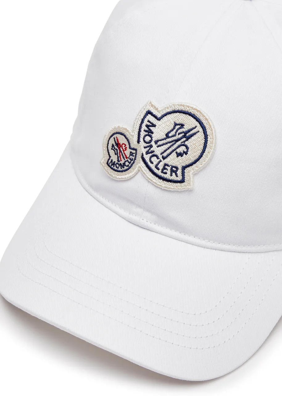 MONCLER Logo cotton cap  -                         -                     -                