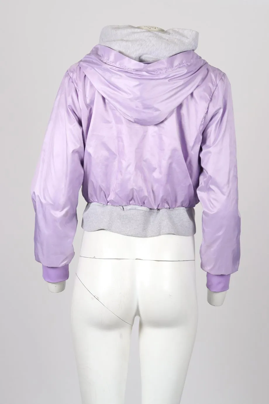 NATASHA ZINKO SHELL AND COTTON HOODIE SMALL