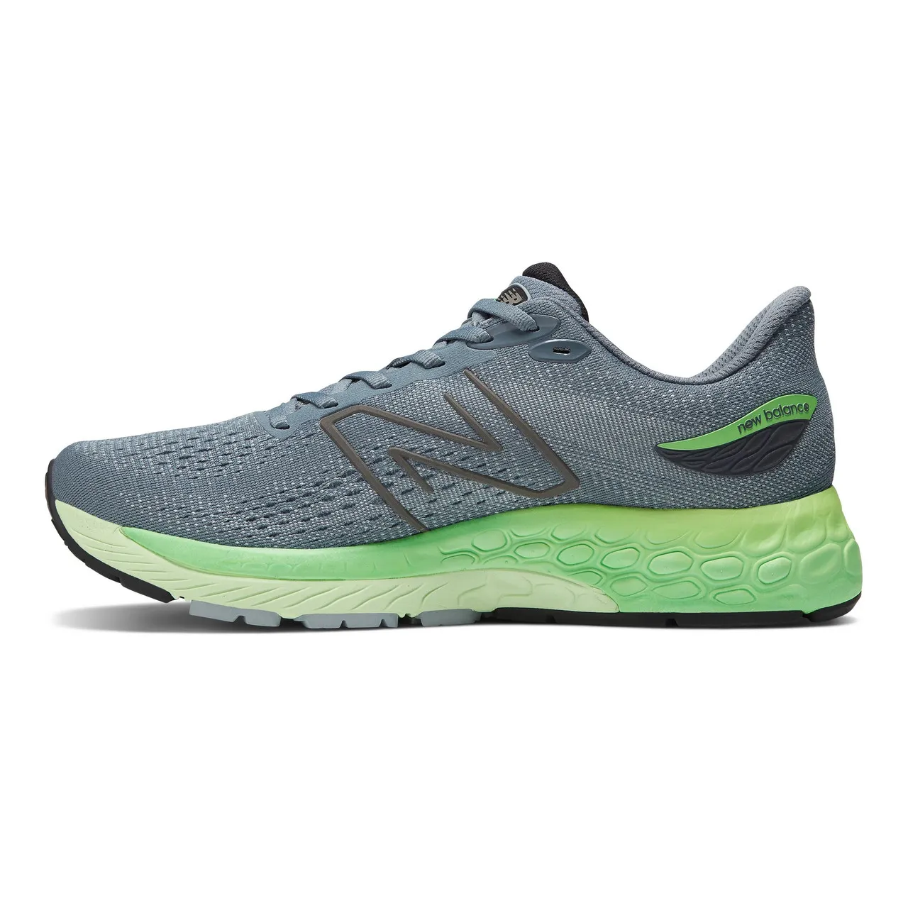 New Balance Men's Fresh Foam X 880v12 - Ocean Grey with Vibrant Spring