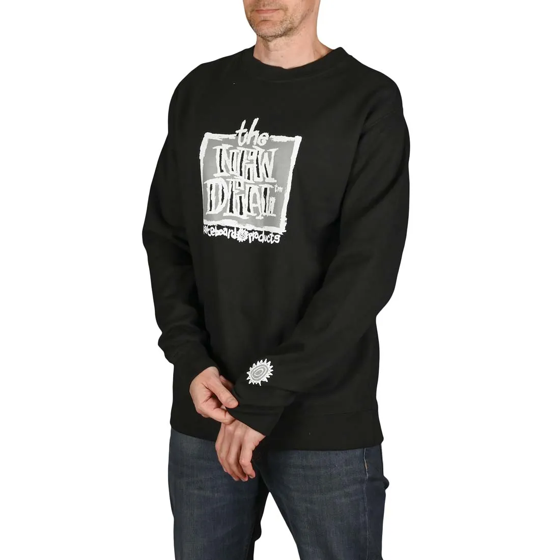 New Deal Original Napkin Pullover Crew – Black