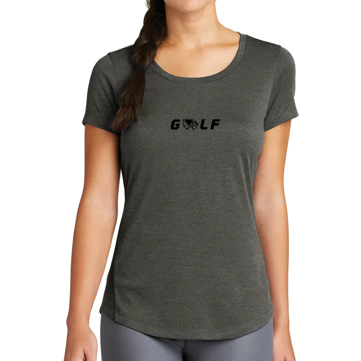 New Era Ladies Series Performance Scoop Tee- Golf Head