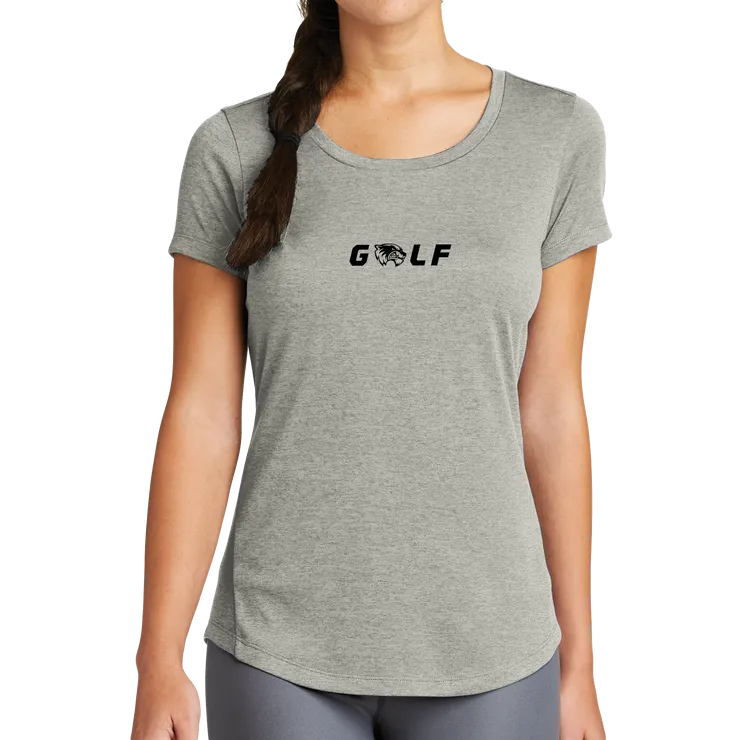 New Era Ladies Series Performance Scoop Tee- Golf Head