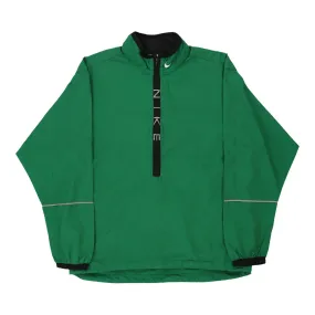 Nike Jacket - Small Green Polyester