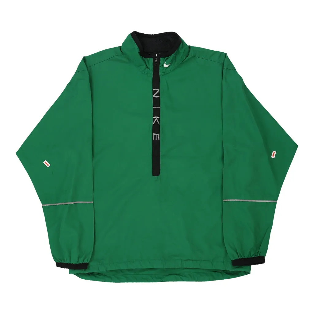 Nike Jacket - Small Green Polyester