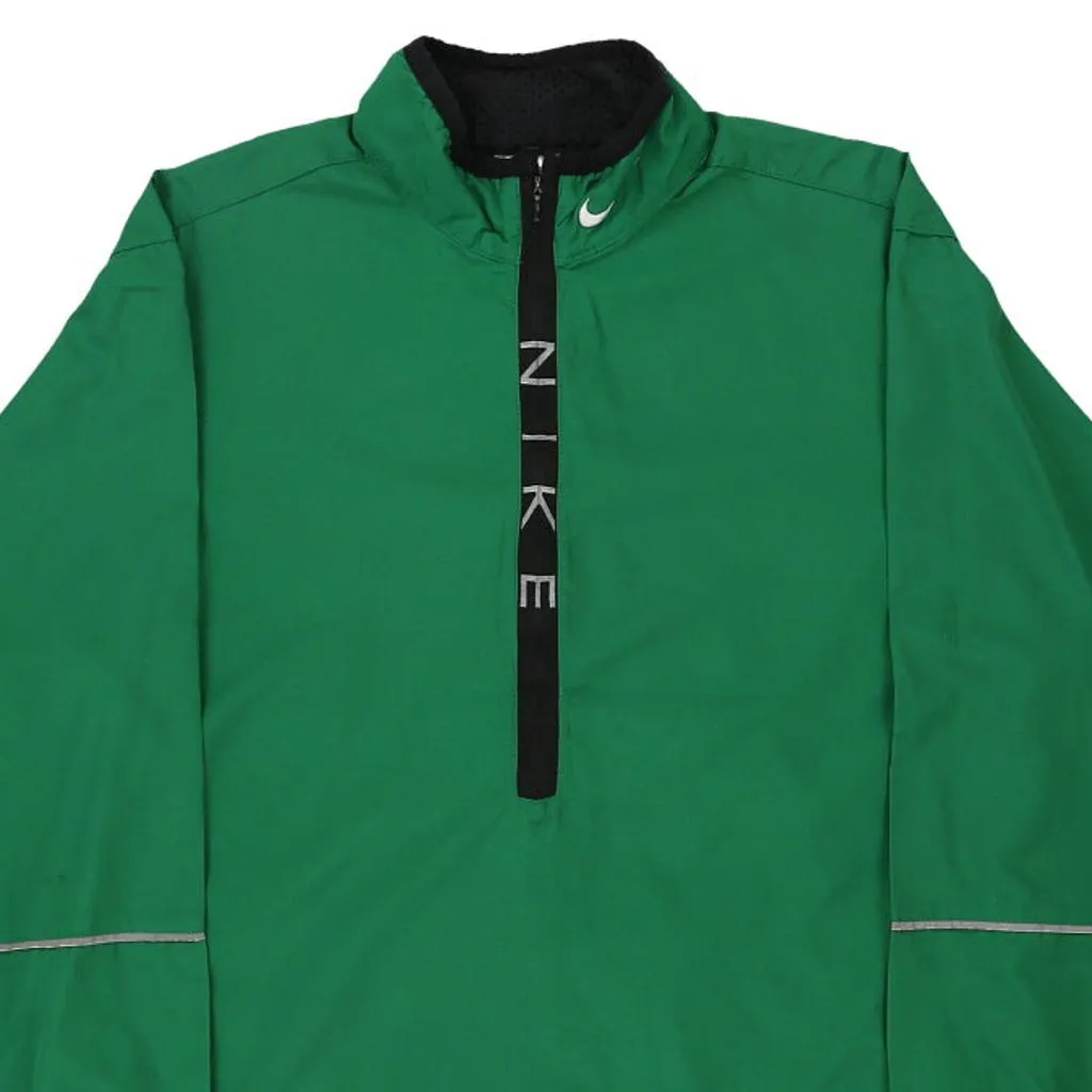 Nike Jacket - Small Green Polyester