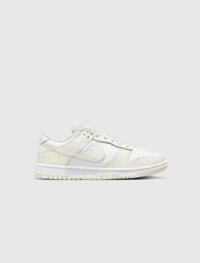 NIKE WOMEN'S DUNK LOW WHITE SAIL   WHITE