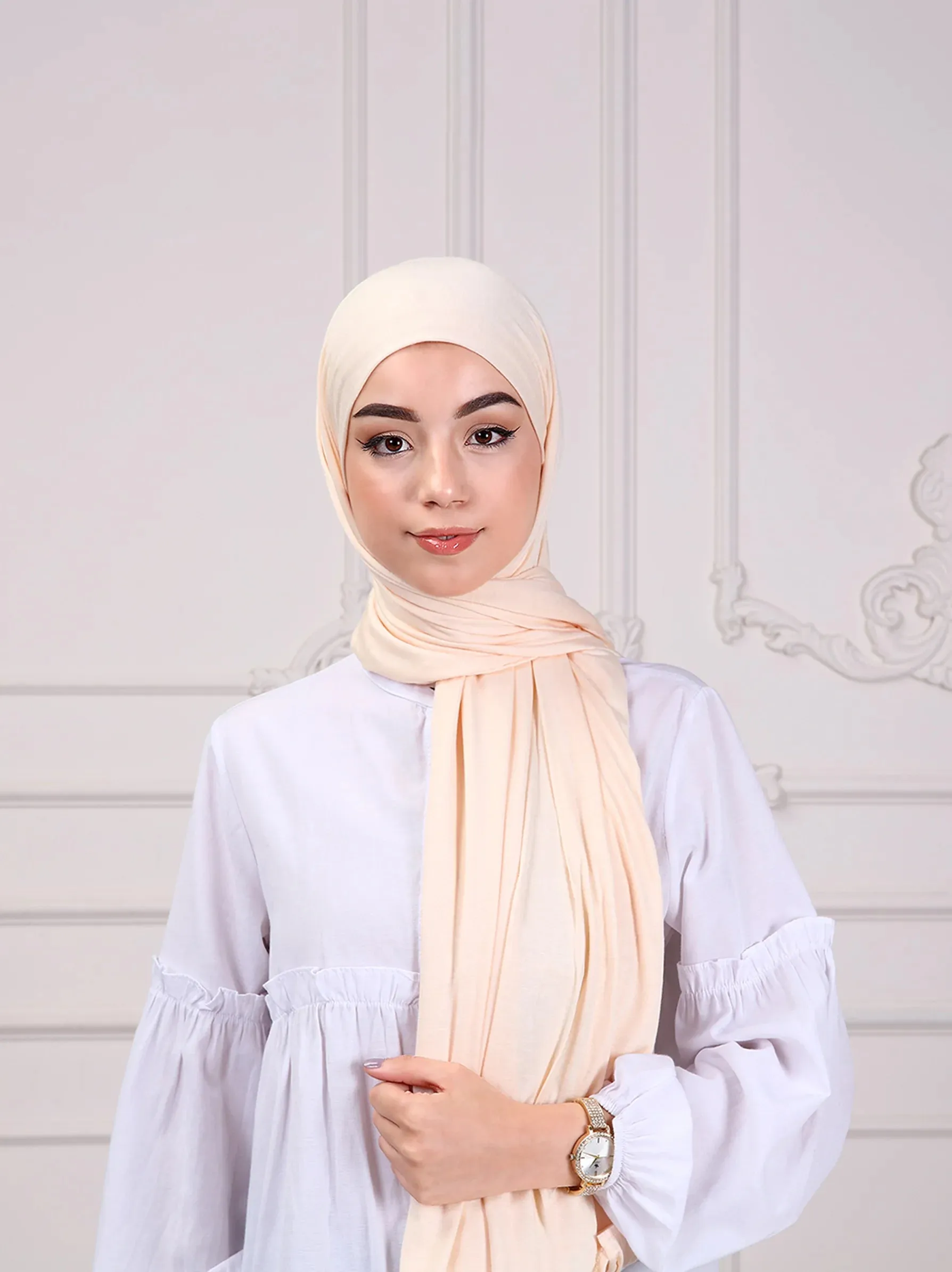 Nude Premium Jersey Scarf