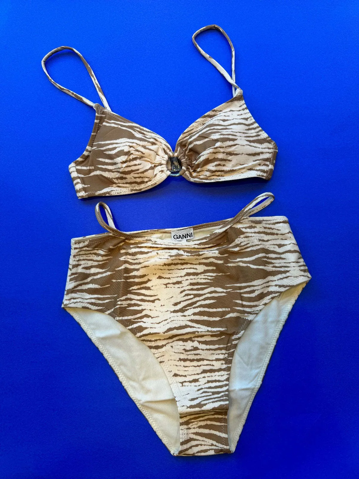 O-ring Bikini Top - Tiger's Eye