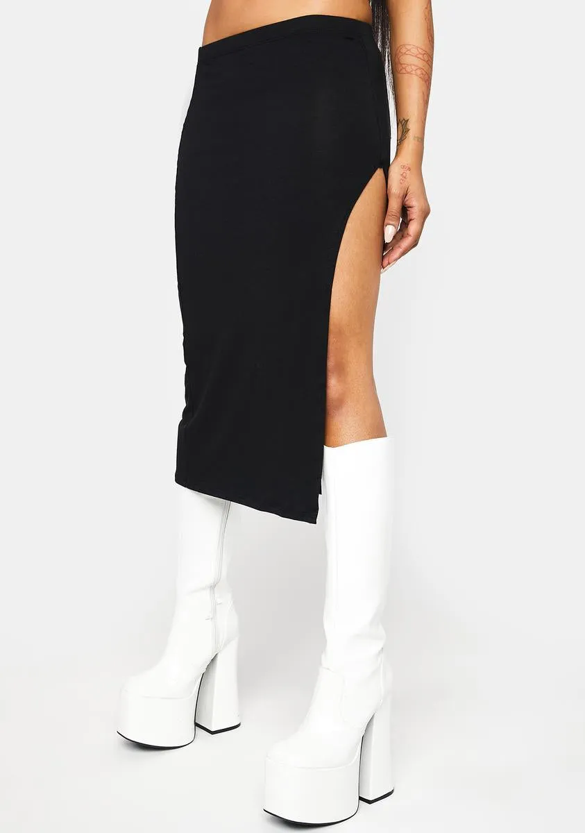 Oh So Pretty Midi Skirt-