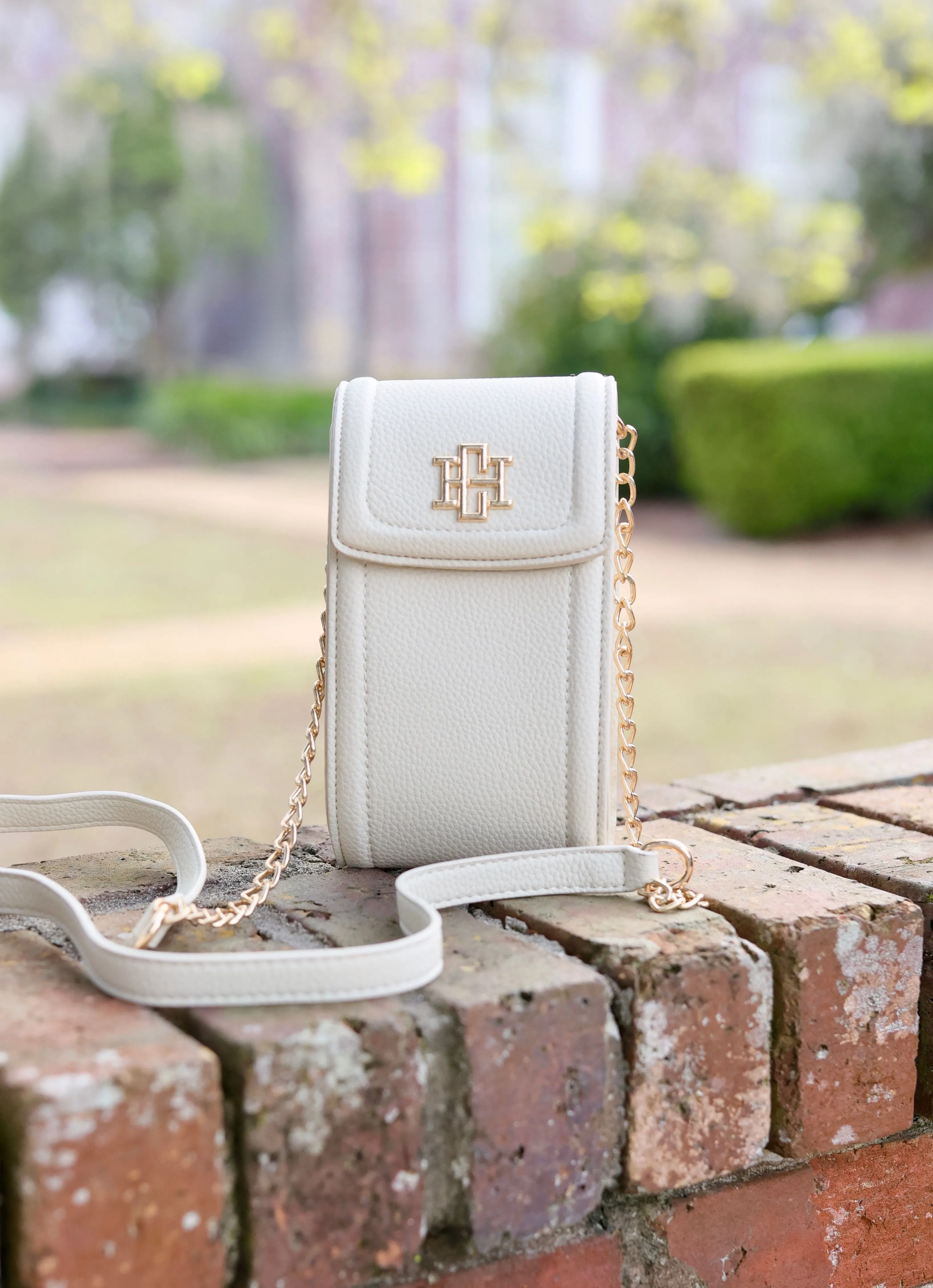 Paige Cell Phone Crossbody CREAM