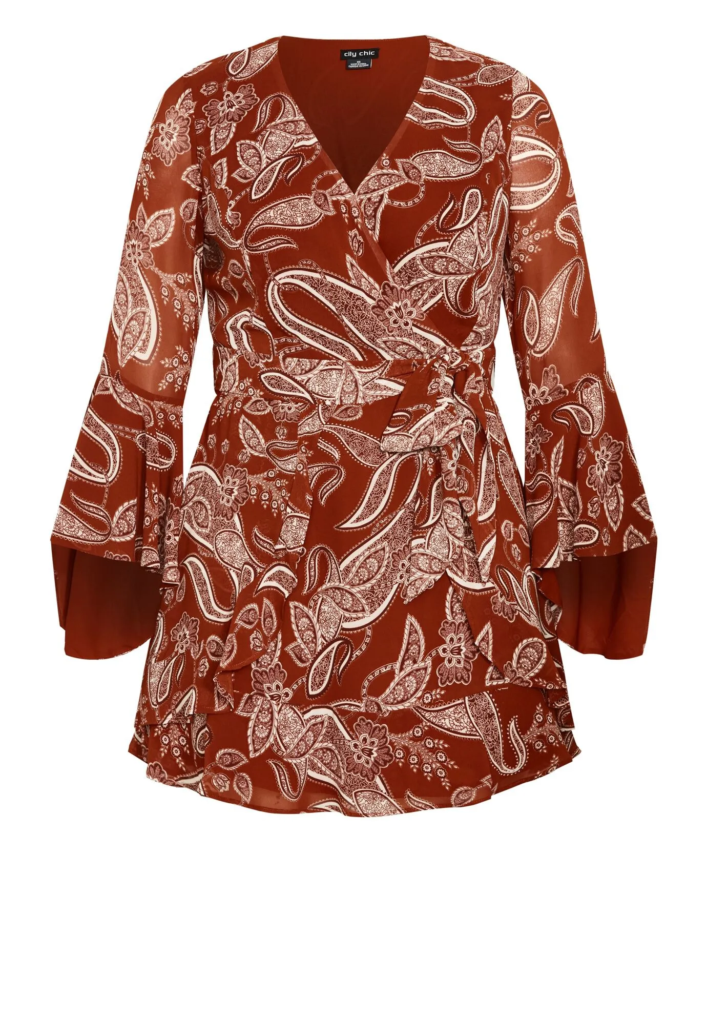 Paisley Dress - ginger