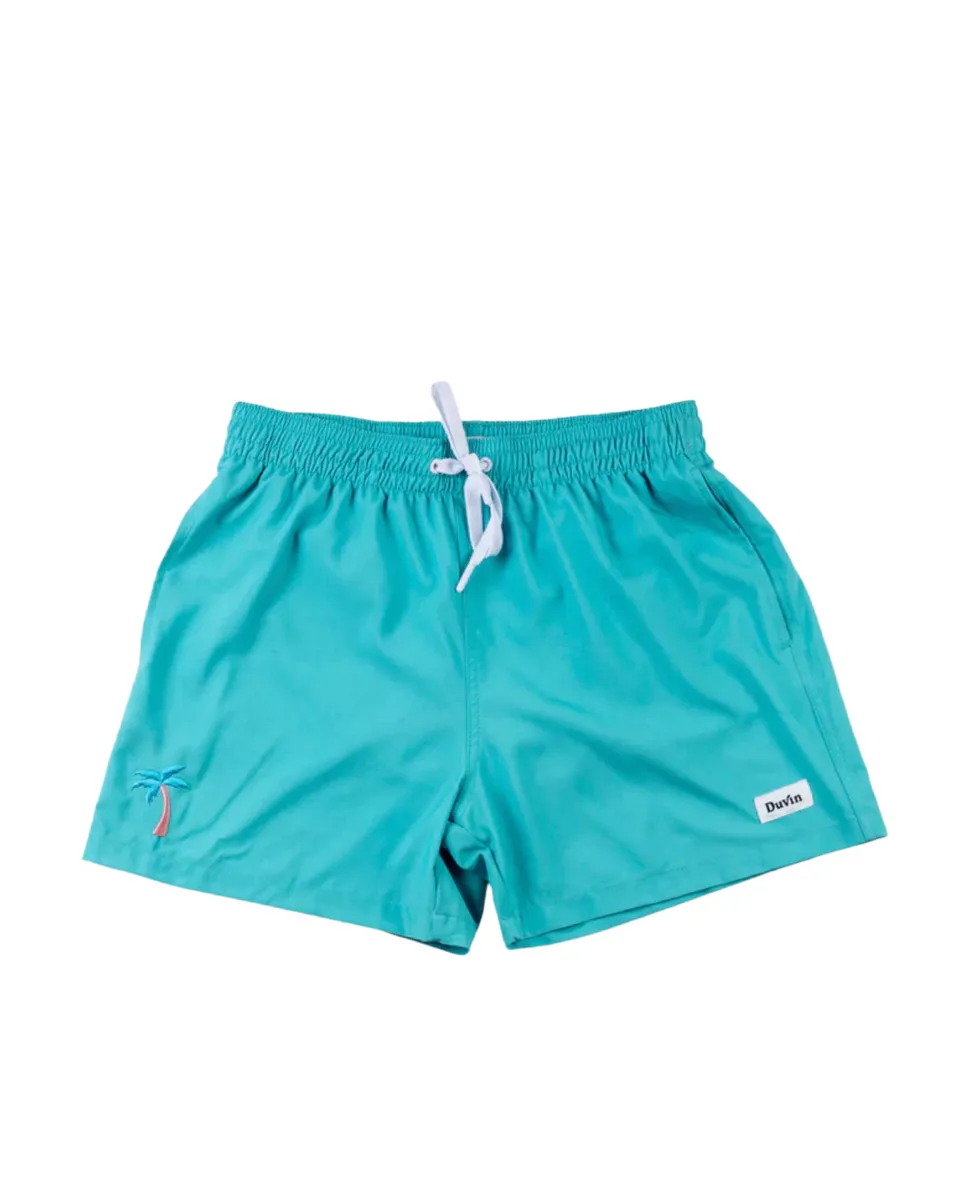 Palm Swim Short Teal