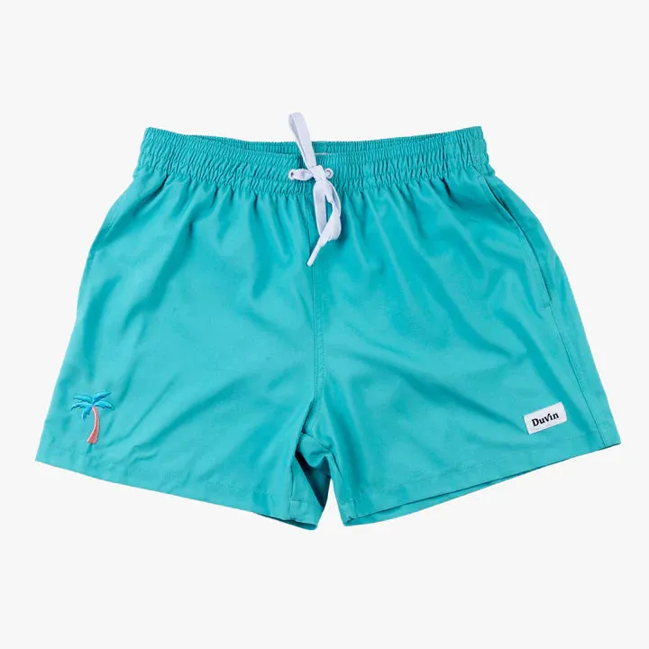 Palm Swim Short Teal