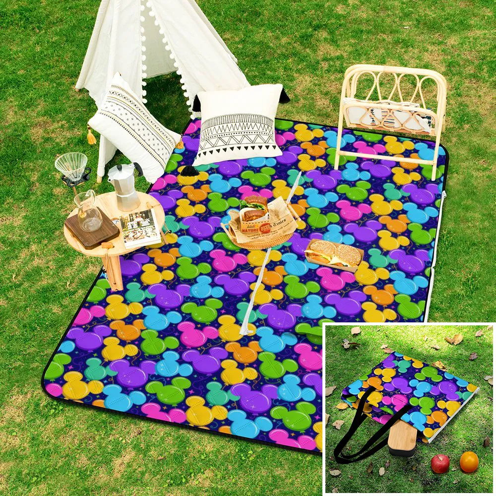 Park Balloons Zipper Picnic Mat