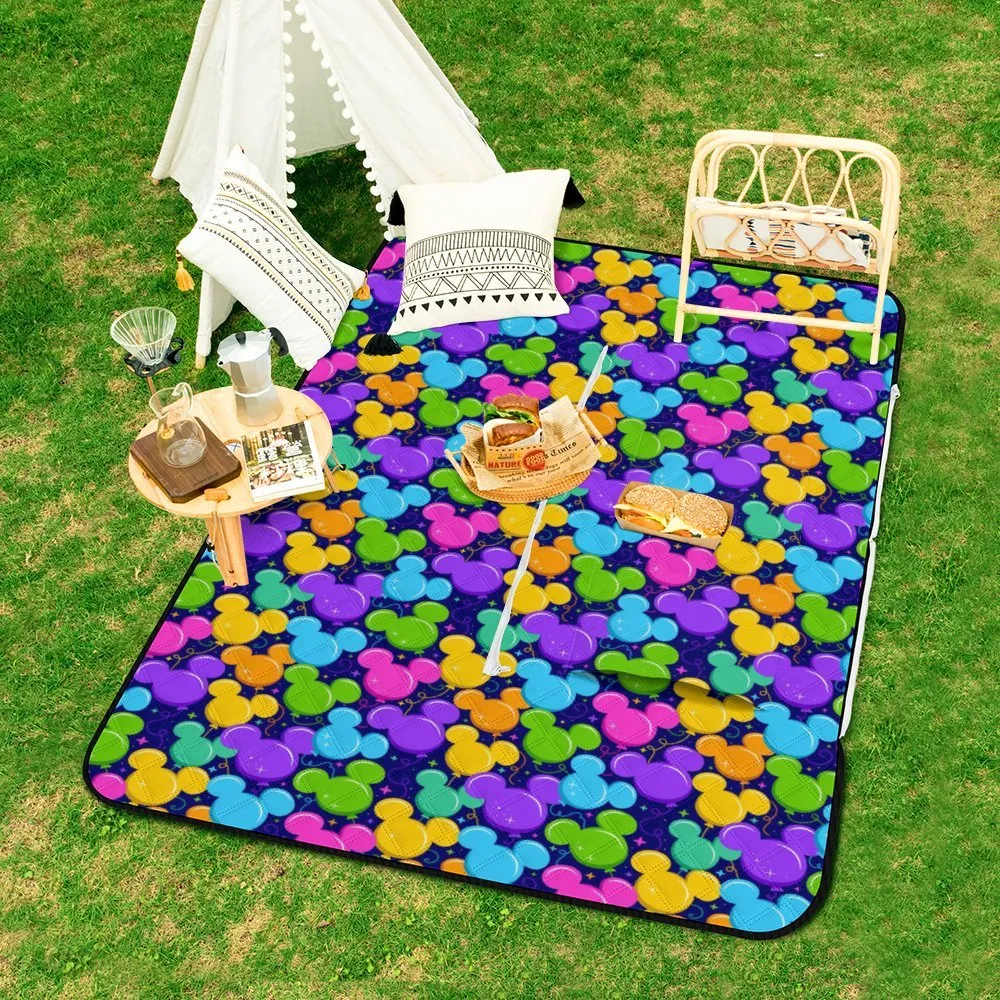 Park Balloons Zipper Picnic Mat