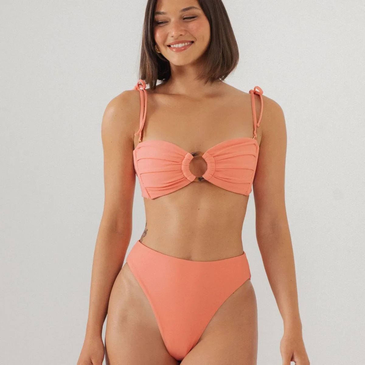 Paula Bikini Bottom | Coral