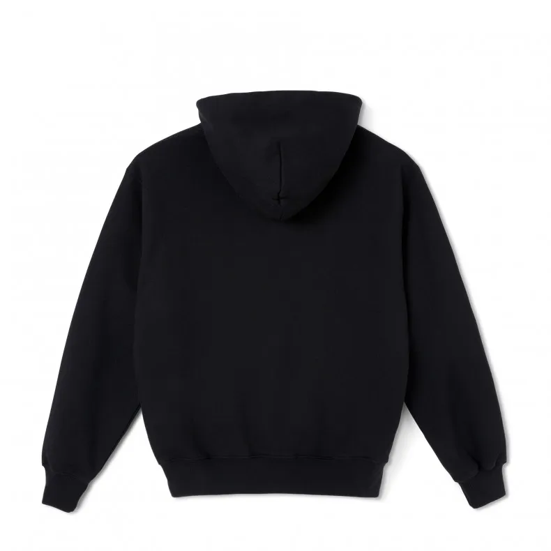 Polar Skate Co. Patch Pullover Hooded Sweatshirt (Black)