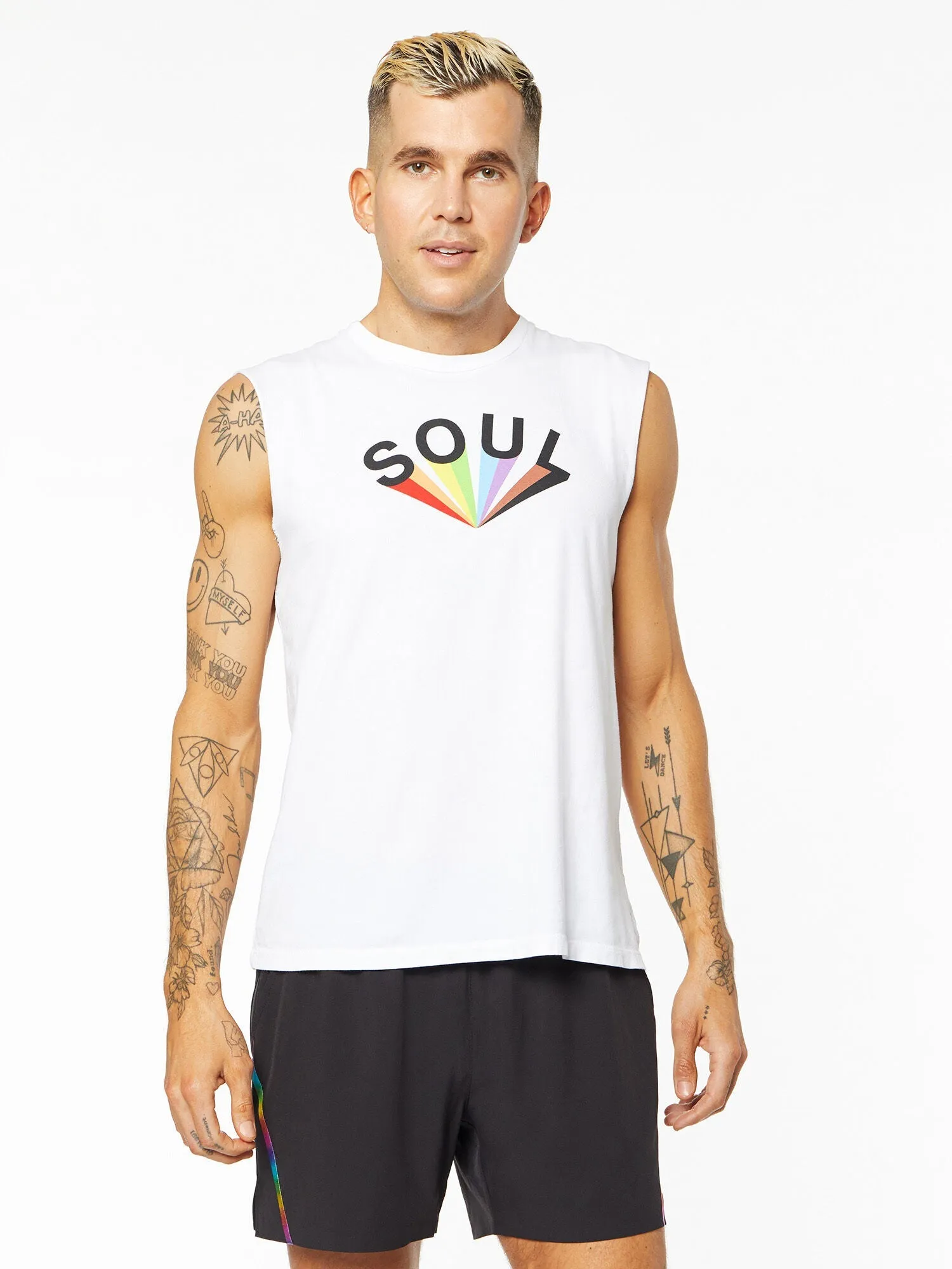 Pride All Souls Muscle Tank | White